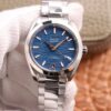 高仿欧米茄海马Aqua Terra 150米系列220.10.34.20.03.001 VS厂防磁波纹蓝盘日历