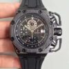 高仿爱彼皇家橡树离岸型系列26165IO.OO.A002CA.01 N厂幸存者黑色PVD黑盘日历计时终极版黑带