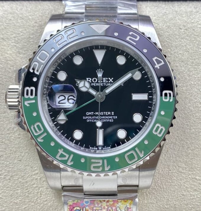 C厂劳力士Rolex M126720VTNR-0001,高仿劳力士Rolex格林尼治型II GMT Master M126720VTNR-0001价格及图片-太古汇表业复刻手表商城
