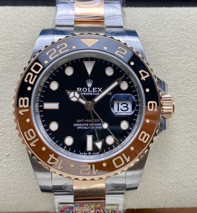 C厂劳力士Rolex m126711chnr-0002,高仿劳力士Rolex格林尼治型II GMT Master m126711chnr-0002价格及图片-太古汇表业复刻手表商城