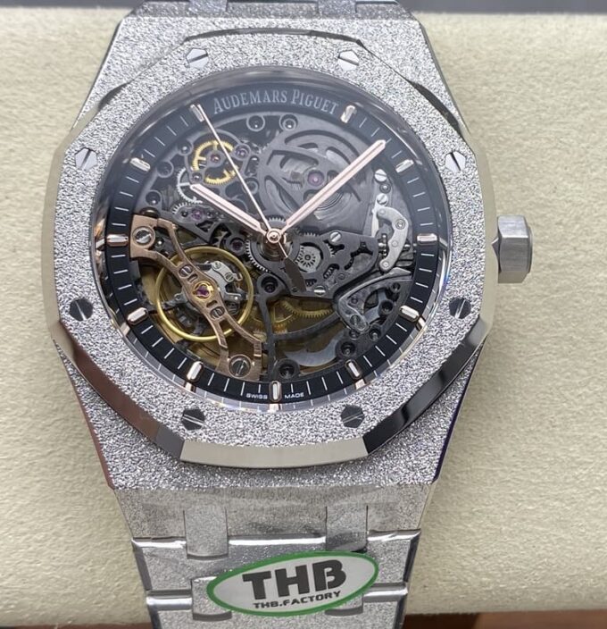 THB厂爱彼AP 15407BC.GG.1224BC.01,高仿爱彼AP皇家橡树Royal Oak 15407BC.GG.1224BC.01价格及图片-太古汇表业复刻手表商城