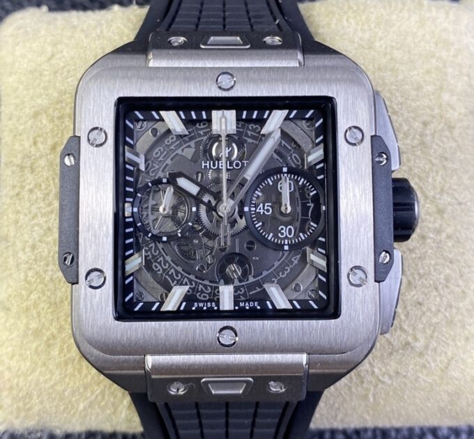 BBF厂宇舶Hublot 821.NX.0170.RX,高仿宇舶Hublot SQUARE BANG UNICO 821.NX.0170.RX价格及图片-太古汇表业复刻手表商城