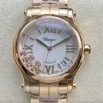 YF厂萧邦Chopard 274808-5002,高仿萧邦Chopard HAPPY SPORT 274808-5002价格及图片-太古汇表业复刻手表商城