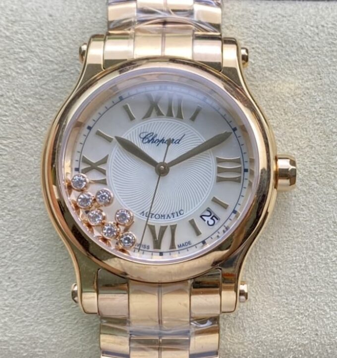 YF厂萧邦Chopard 274808-5002,高仿萧邦Chopard HAPPY SPORT 274808-5002价格及图片-太古汇表业复刻手表商城