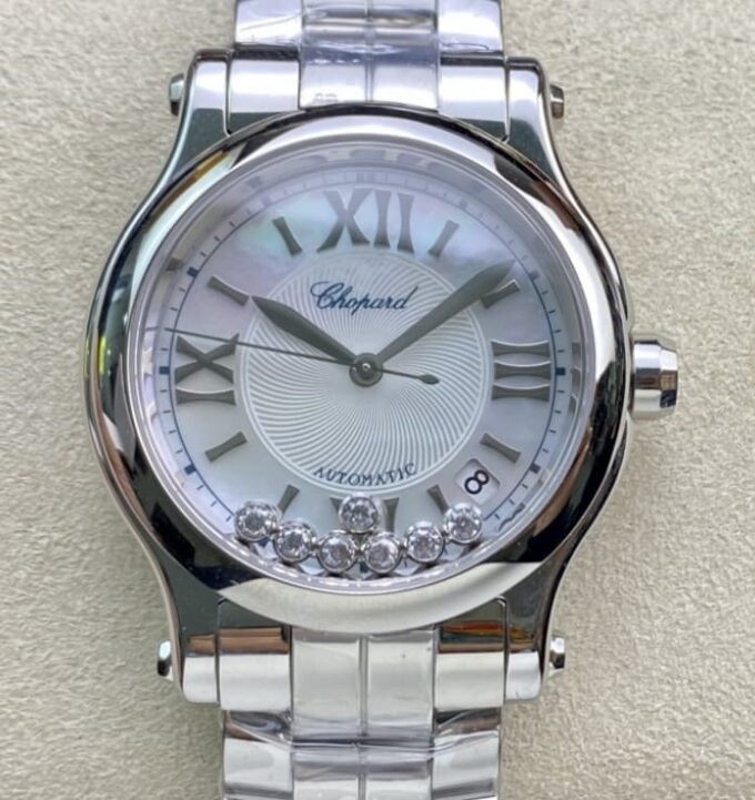 YF厂萧邦Chopard 278573-3012,高仿萧邦Chopard HAPPY SPORT 278573-3012价格及图片-太古汇表业复刻手表商城