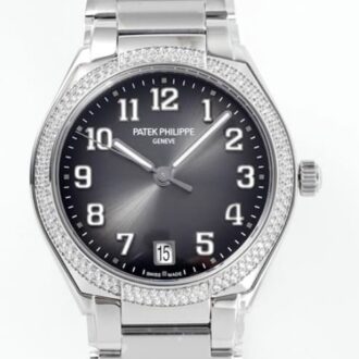 PPF厂百达翡丽Patek Philippe 7300-1200A-010黑色表盘,高仿百达翡丽Patek Philippe TWENTY~4 7300-1200A-010价格及图片-太古汇表业复刻手表商城
