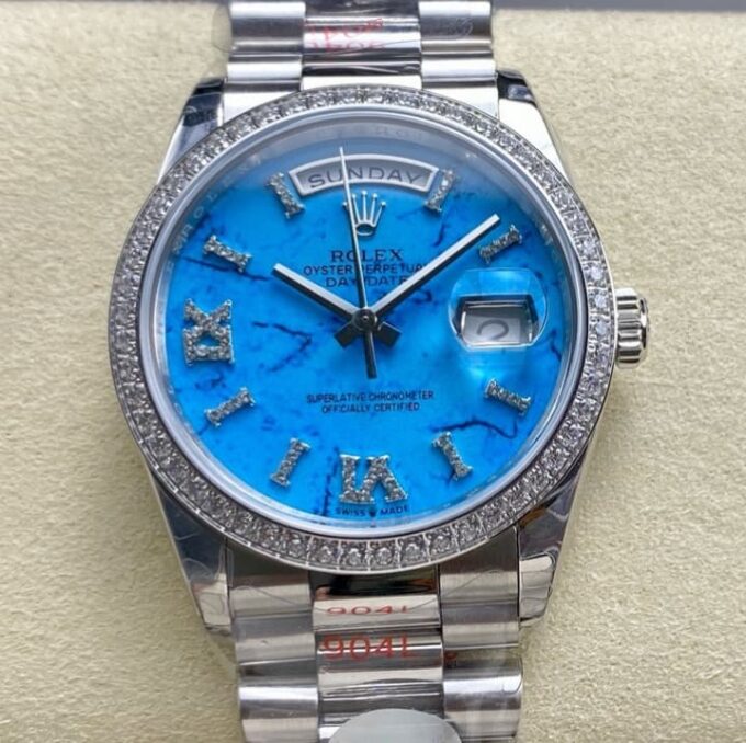 8+厂劳力士Rolex m128349rbr-0031, 高仿劳力士Rolex 星期日历型 DayDate m128349rbr-0031价格及图片-太古汇表业复刻手表商城