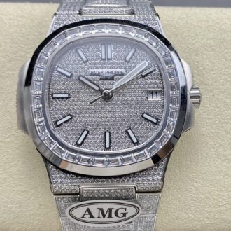 AMG厂百达翡丽Patek Philippe 5791-10-G-010,高仿百达翡丽Patek Philippe运动优雅Nautilus 5791-10-G-010价格及图片-太古汇表业复刻手表商城