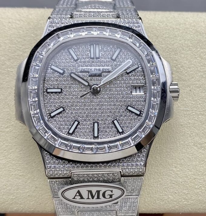 AMG厂百达翡丽Patek Philippe 5791-10-G-010,高仿百达翡丽Patek Philippe运动优雅Nautilus 5791-10-G-010价格及图片-太古汇表业复刻手表商城