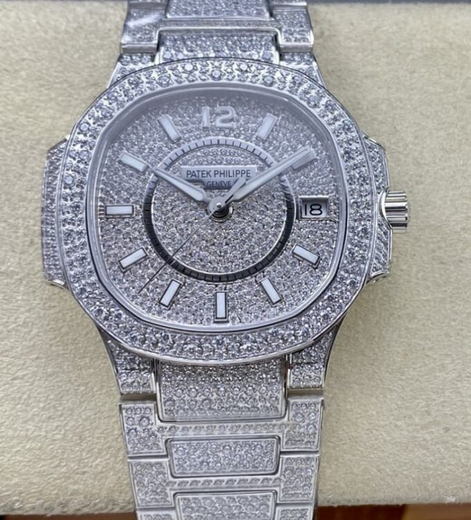 AMG厂百达翡丽Patek Philippe 7021-1G-001,高仿百达翡丽Patek Philippe运动优雅Nautilus 7021-1G-001价格及图片-太古汇表业复刻手表商城