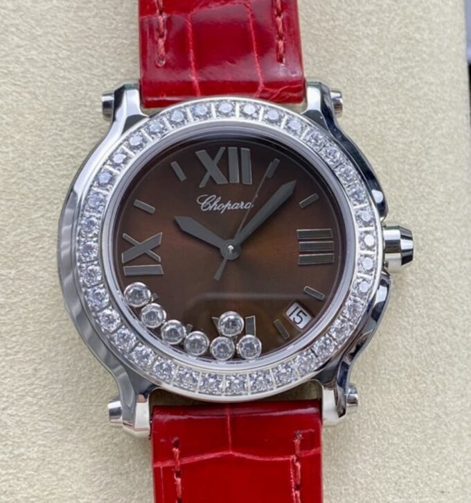 YF厂萧邦Chopard 277473-5010,高仿萧邦Chopard快乐体育Happy Sports 277473-5010价格及图片-太古汇表业复刻手表商城