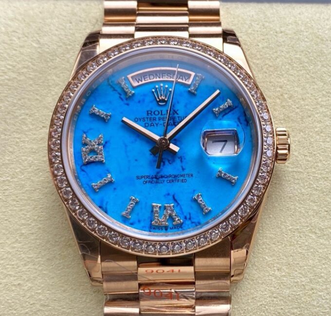 8+厂劳力士Rolex m128345rbr-0064,高仿劳力士Rolex星期日历型Day-Date m128345rbr-0064价格及图片-太古汇表业复刻手表商城