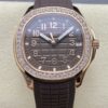 GR厂百达翡丽Patek Philippe 5268-200R-010,高仿百达翡丽Patek Philippe AQUANAUT 5268-200R-010价格及图片-太古汇表业复刻手表商城