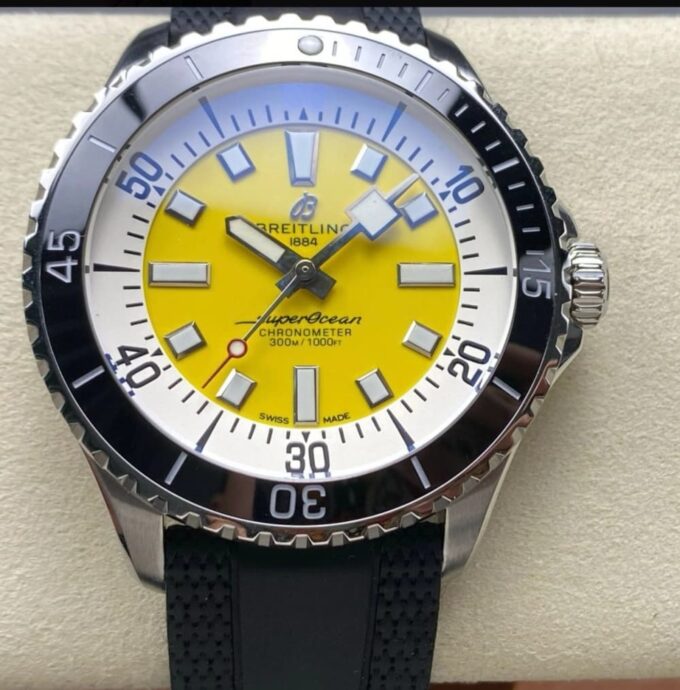 TF厂百年灵Breitling A17375211I1S1,高仿百年灵Breitling超级海洋Superocean A17375211I1S1价格及图片-太古汇表业复刻手表商城